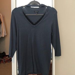 Torrid 3/4 Length Sleeve Sweater with detail